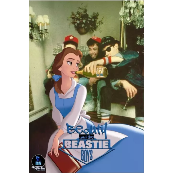 BEAUTY AND THE BEASTIE BOYS AFFICHE ART 30x45cm BEAUTY AND THE BEASTIE BOYS AFFICHE ART 30x45cm