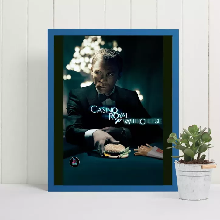 CASINO ROYAL WITH CHEESE - Affiche Art 30x45cm CASINO ROYAL WITH CHEESE - Affiche Art 30x45cm
