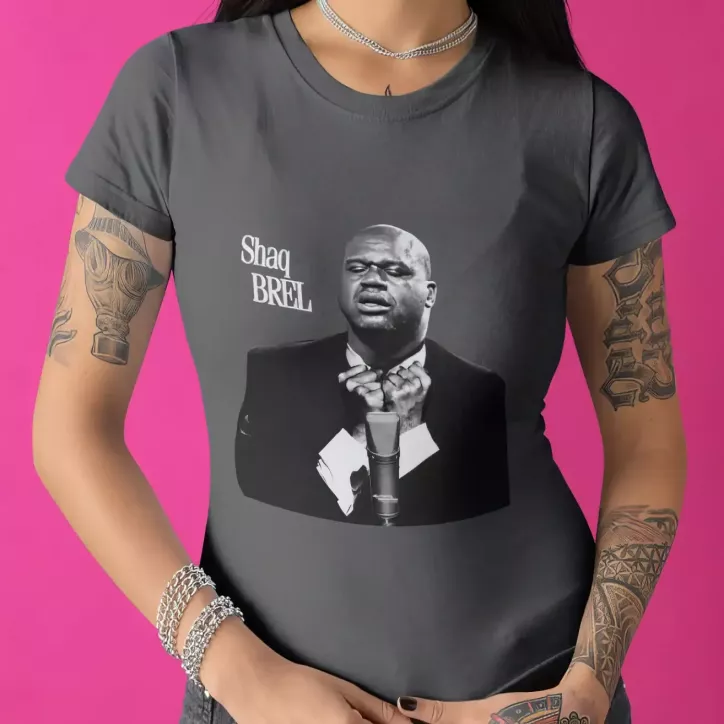 SHAQ BREL t-shirt femme col rond 190g/m² SHAQ BREL t-shirt femme col rond 190g/m²