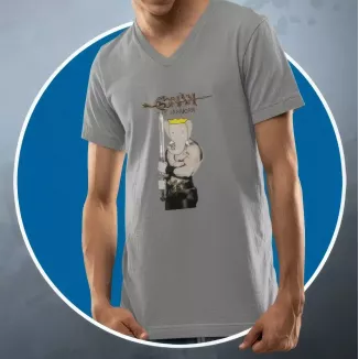 CONAN THE BABARIAN t-shirt homme col V 100% coton