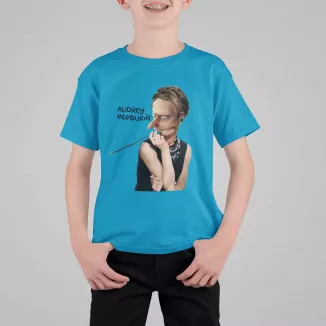 AUDREY HEPBURNS t-shirt enfant unisexe 100% coton