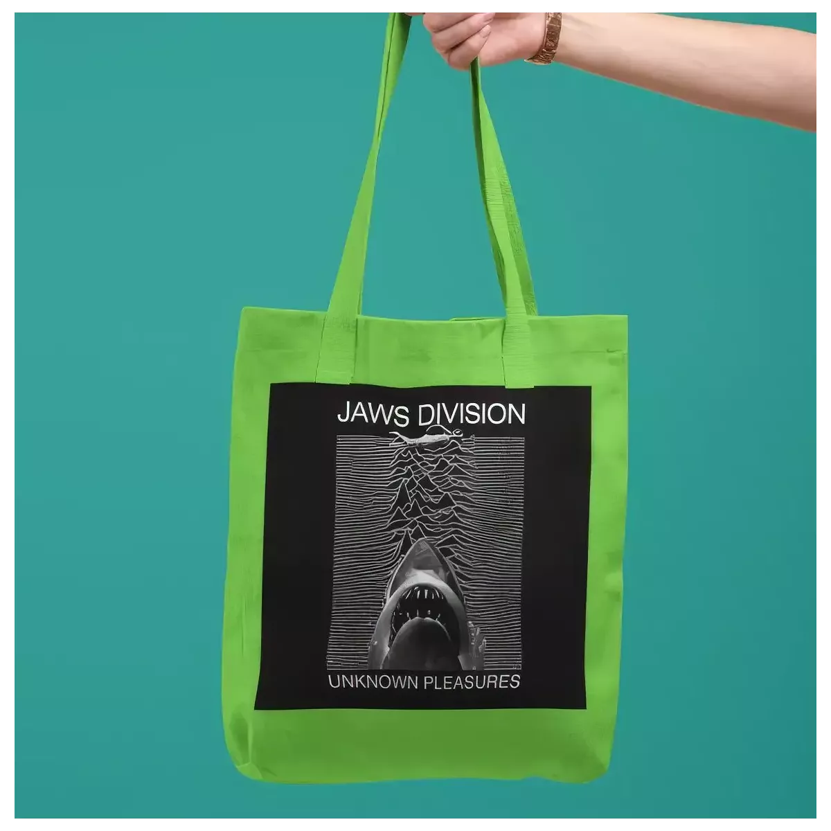 JAWS DIVISION tote bag 100% coton