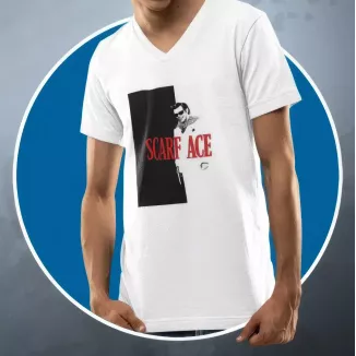 SCARF ACE t-shirt homme col V 100% coton  190g/m²