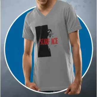 SCARF ACE t-shirt homme col V 100% coton  190g/m²