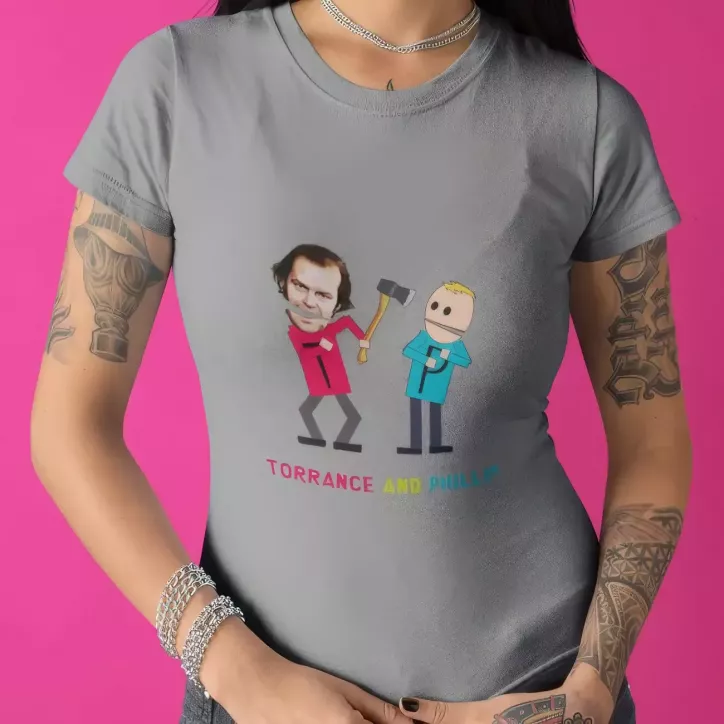TORRANCE AND PHILLIP t-shirt femme col rond 100% coton 190g/m² TORRANCE AND PHILLIP t-shirt femme col rond 100% coton 190g/m²