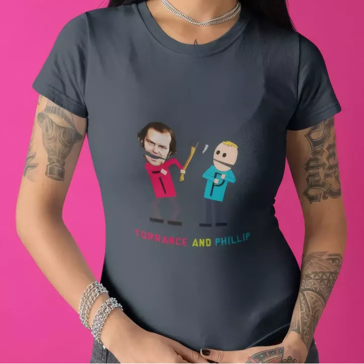 TORRANCE AND PHILLIP t-shirt femme col rond 100% coton 190g/m² TORRANCE AND PHILLIP t-shirt femme col rond 100% coton 190g/m²