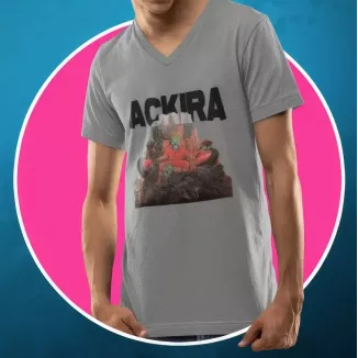 ACKIRA t-shirt homme col V 100% coton 190g/m²