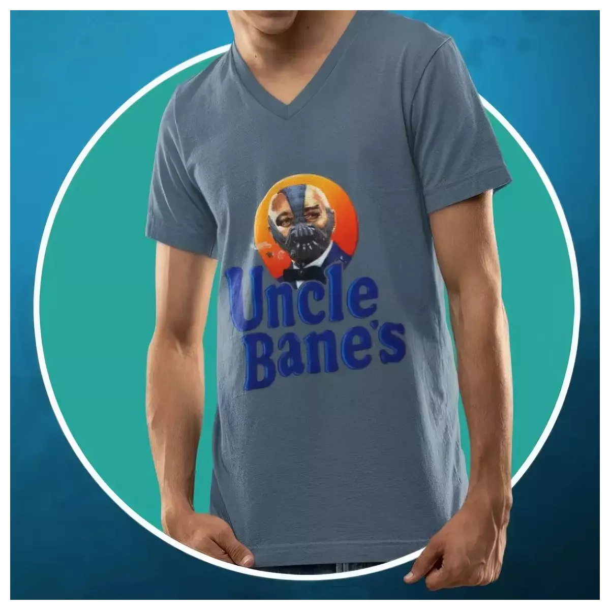 UNCLE BANE'S t-shirt homme col V 100% coton - 190g/m²