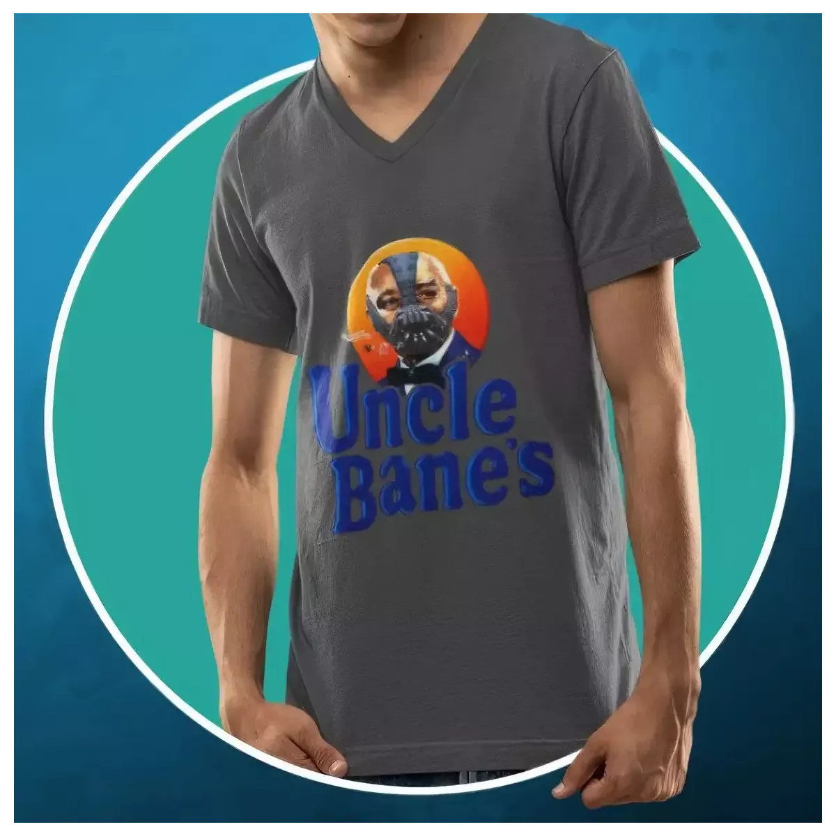 UNCLE BANE'S t-shirt homme col V 100% coton - 190g/m²