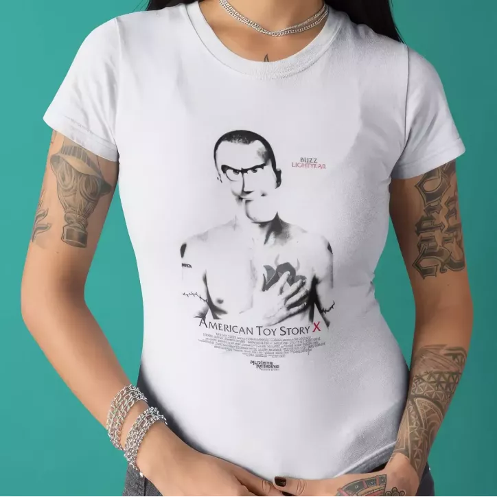 AMERICAN TOY STORY X t-shirt femme col rond 100% coton - 190 g/m² AMERICAN TOY STORY X t-shirt femme col rond 100% coton - 190 g/m²