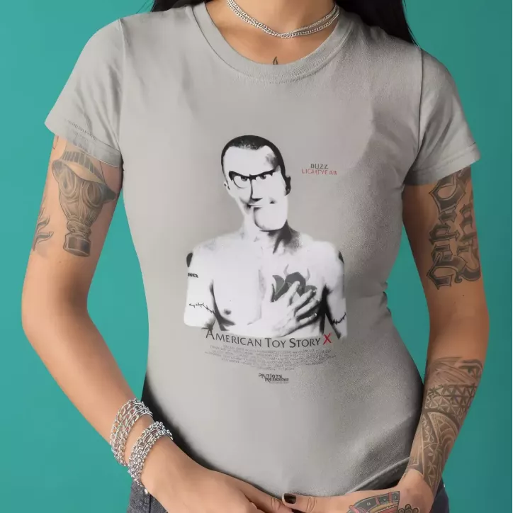 AMERICAN TOY STORY X t-shirt femme col rond 100% coton - 190 g/m² AMERICAN TOY STORY X t-shirt femme col rond 100% coton - 190 g/m²
