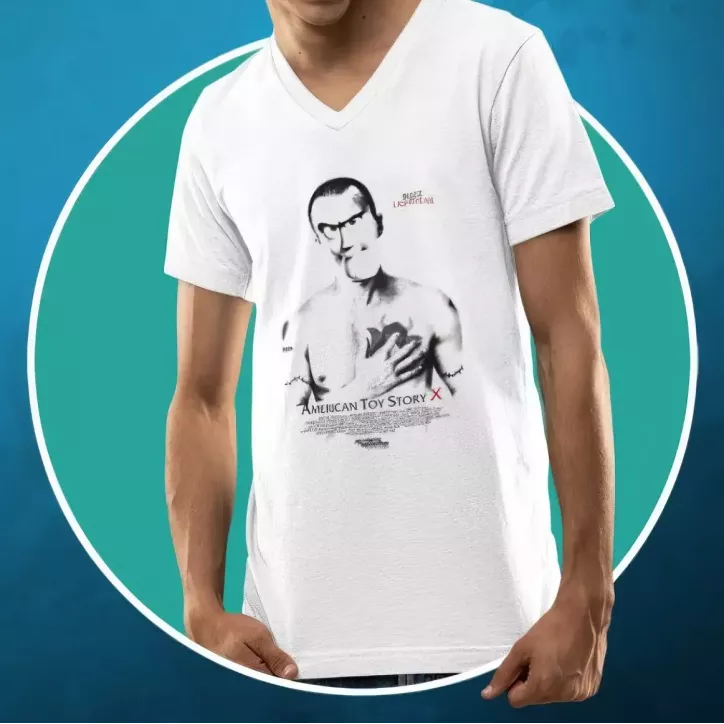 AMERICAN TOY STORY X t-shirt homme col V 100% coton - 190 g/m² AMERICAN TOY STORY X t-shirt homme col V 100% coton - 190 g/m²