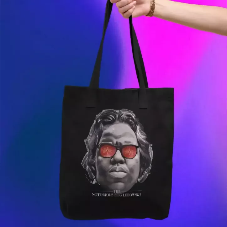 THE NOTORIOUS B.I.G LEBOSWKI tote bag 100% coton - 140g/m² THE NOTORIOUS B.I.G LEBOSWKI tote bag 100% coton - 140g/m²