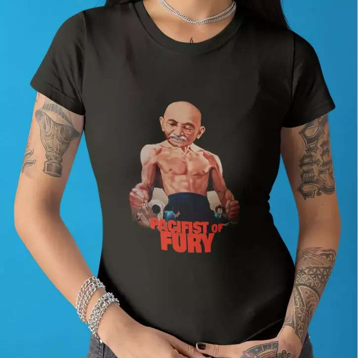 PACIFIST OF FURY t-shirt femme col rond 100% coton - 190g/m² PACIFIST OF FURY t-shirt femme col rond 100% coton - 190g/m²