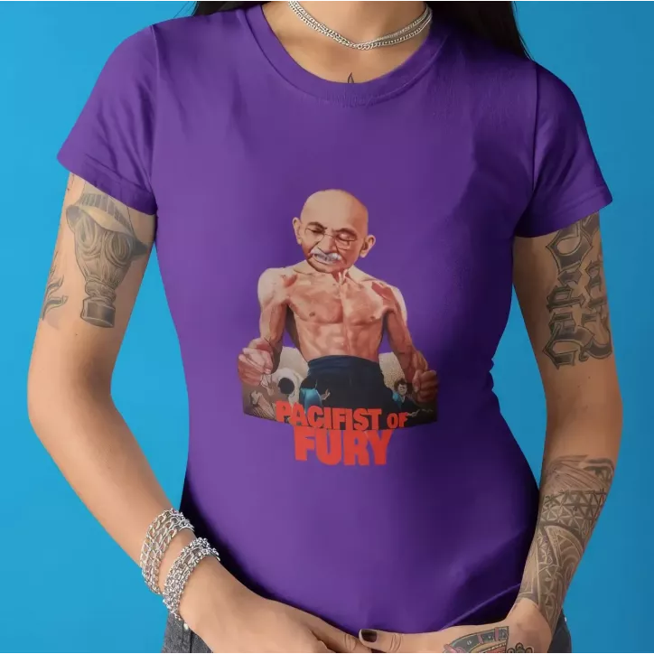 PACIFIST OF FURY t-shirt femme col rond 100% coton - 190g/m² PACIFIST OF FURY t-shirt femme col rond 100% coton - 190g/m²