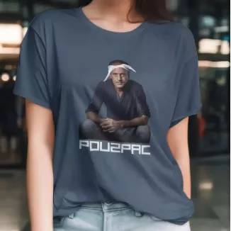 POU2PAC t-shirt femme col rond 100% coton - 190g/m²