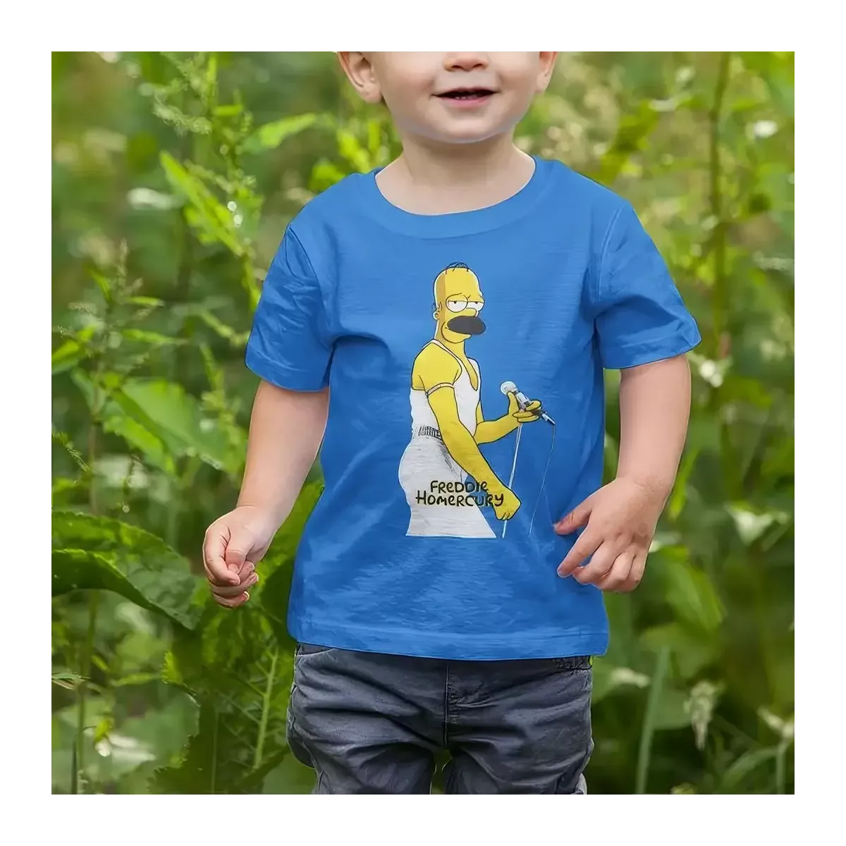FREDDIE HOMERCURY t-shirt enfant unisexe 100% coton