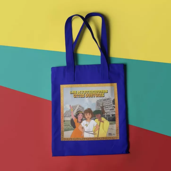 LES MYSTERIEUSES CITES DORTOIRS tote bag - 100% coton - 140g/m² LES MYSTERIEUSES CITES DORTOIRS tote bag - 100% coton - 140g/m²
