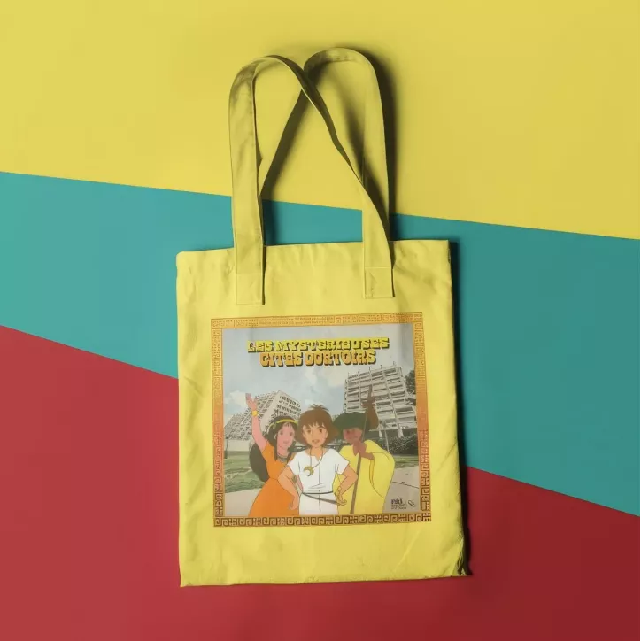 LES MYSTERIEUSES CITES DORTOIRS tote bag - 100% coton - 140g/m² LES MYSTERIEUSES CITES DORTOIRS tote bag - 100% coton - 140g/m²