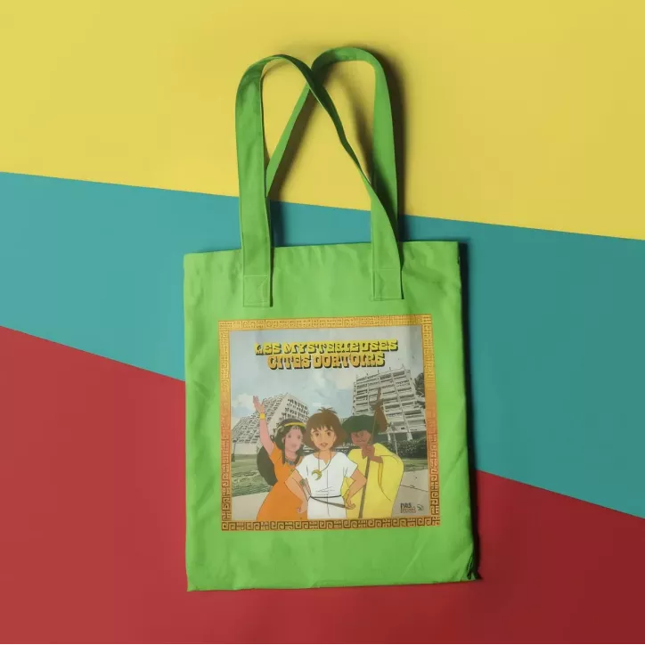 LES MYSTERIEUSES CITES DORTOIRS tote bag - 100% coton - 140g/m² LES MYSTERIEUSES CITES DORTOIRS tote bag - 100% coton - 140g/m²