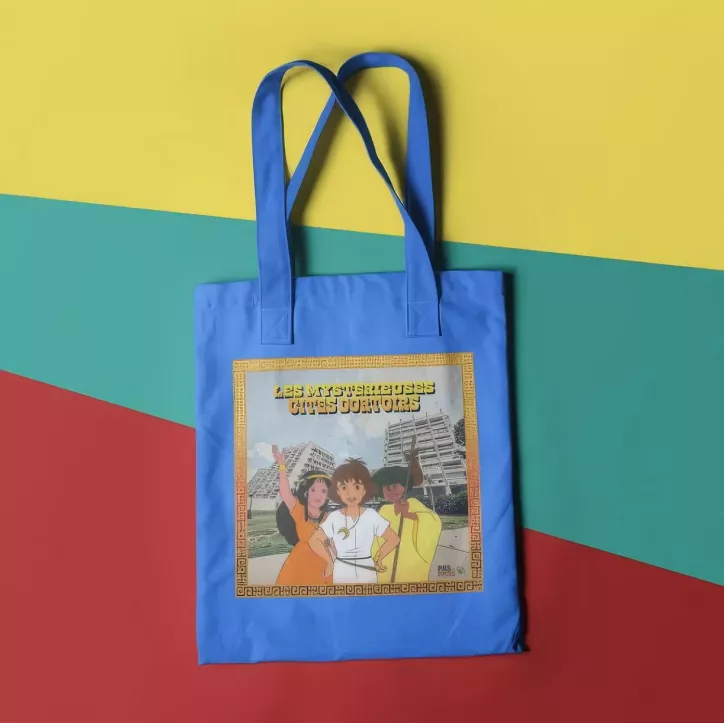 LES MYSTERIEUSES CITES DORTOIRS tote bag - 100% coton - 140g/m² LES MYSTERIEUSES CITES DORTOIRS tote bag - 100% coton - 140g/m²