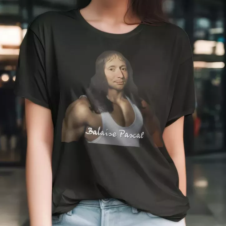 BALAISE PASCAL t-shirt femme à col rond - 100% coton - 190g/m² BALAISE PASCAL t-shirt femme à col rond - 100% coton - 190g/m²
