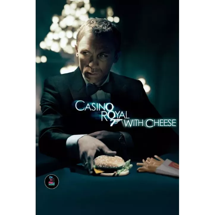 CASINO ROYAL WITH CHEESE - Affiche Art 40x60cm CASINO ROYAL WITH CHEESE - Affiche Art 40x60cm