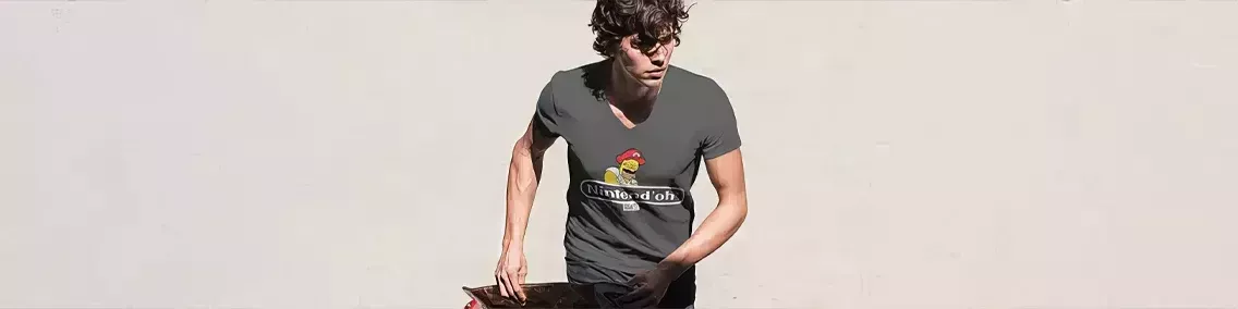 T-shirts homme col V